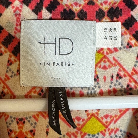 HD in Paris Boho Print Blouse – Size 6 - Picture 5 of 9